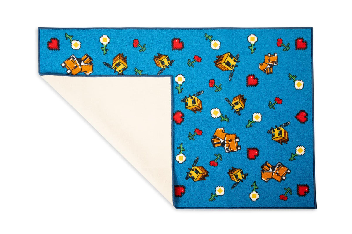 Minecraft Peaceful Printed Area Rug | 60 x 39 Inches