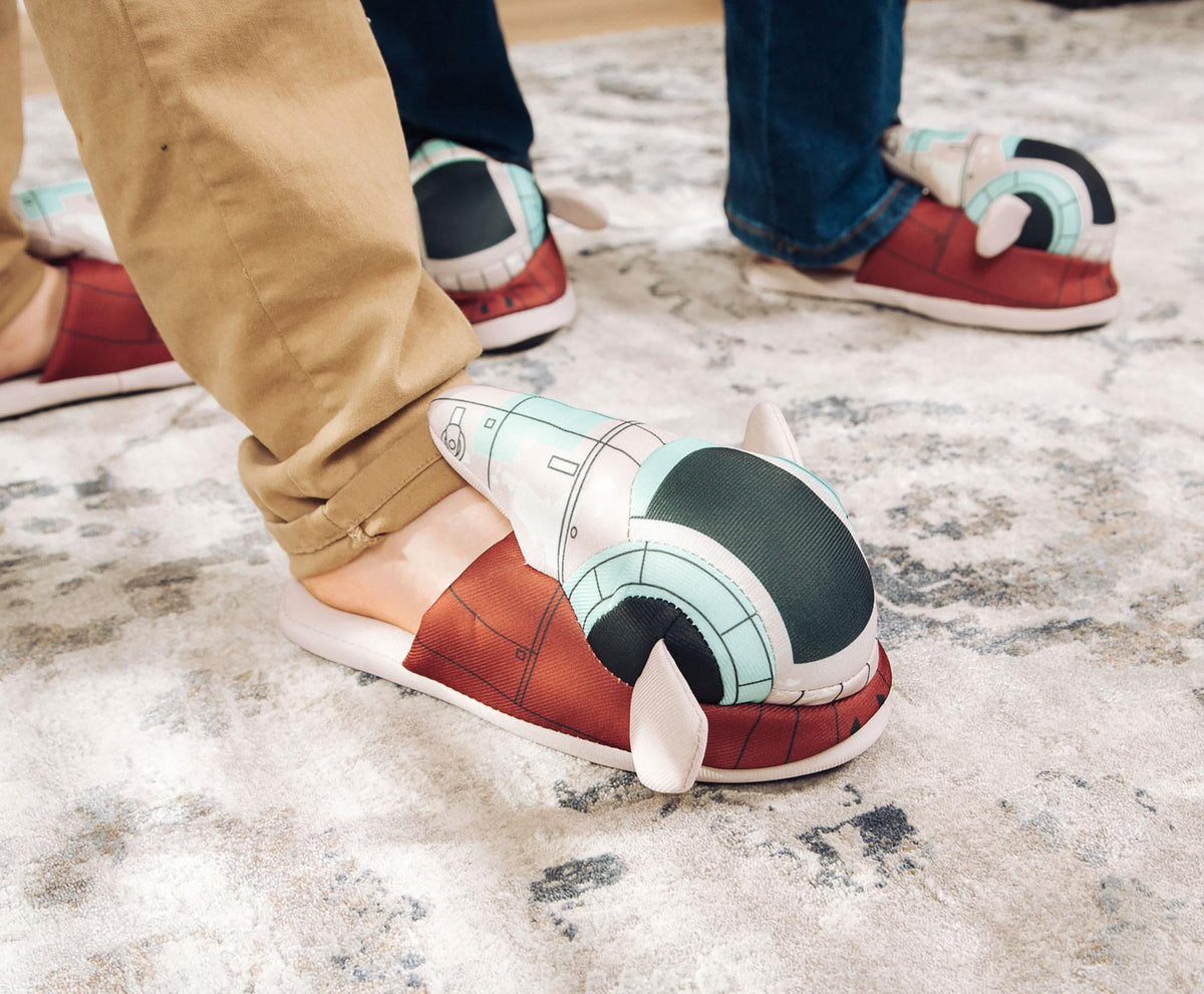 Star Wars Boba Fett Firespray Gunship Unisex Slippers for Adults