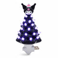 Sanrio Kuromi 6-Inch Ceramic Christmas Tree Plug-In Nightlight