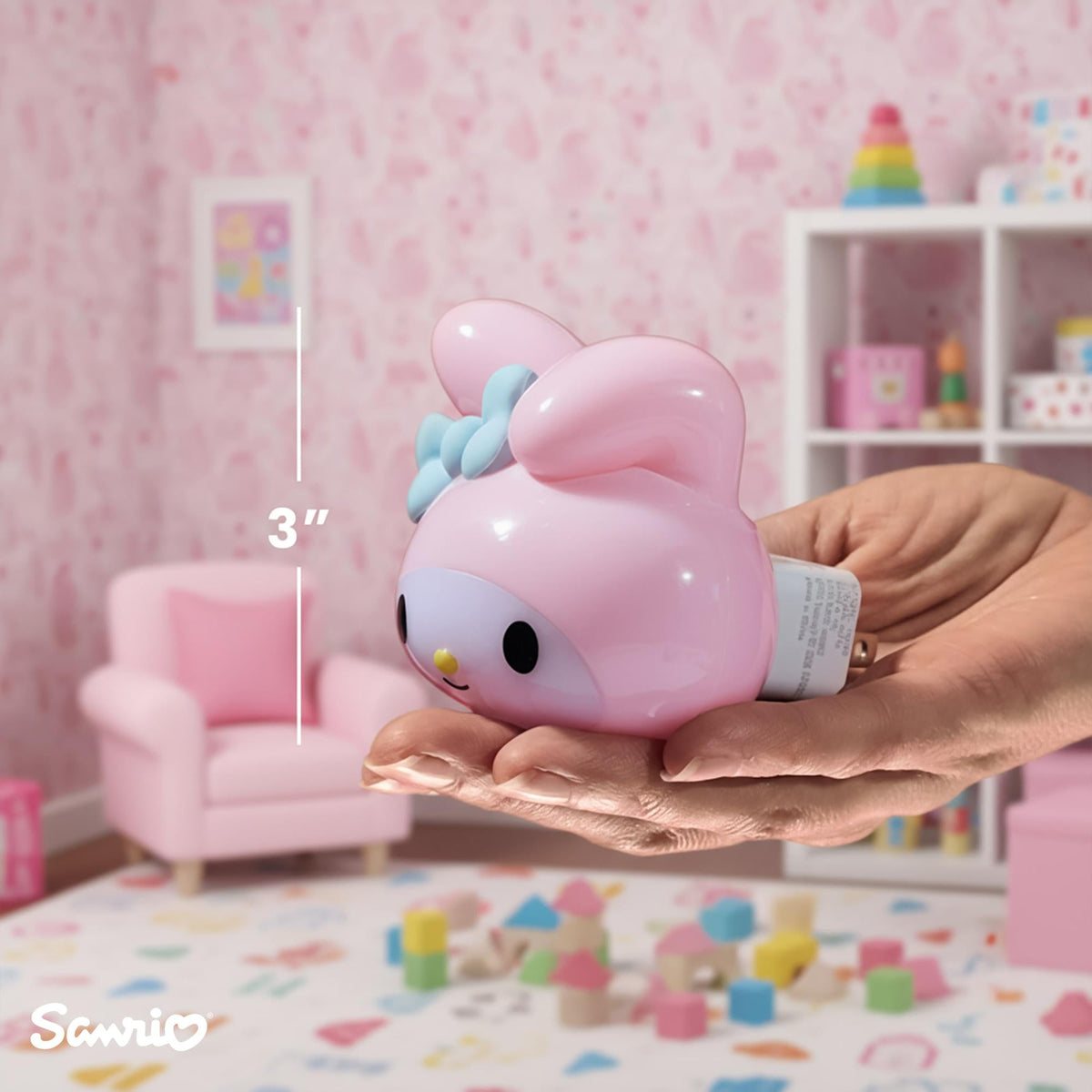 Sanrio My Melody Face Plug-In Nightlight