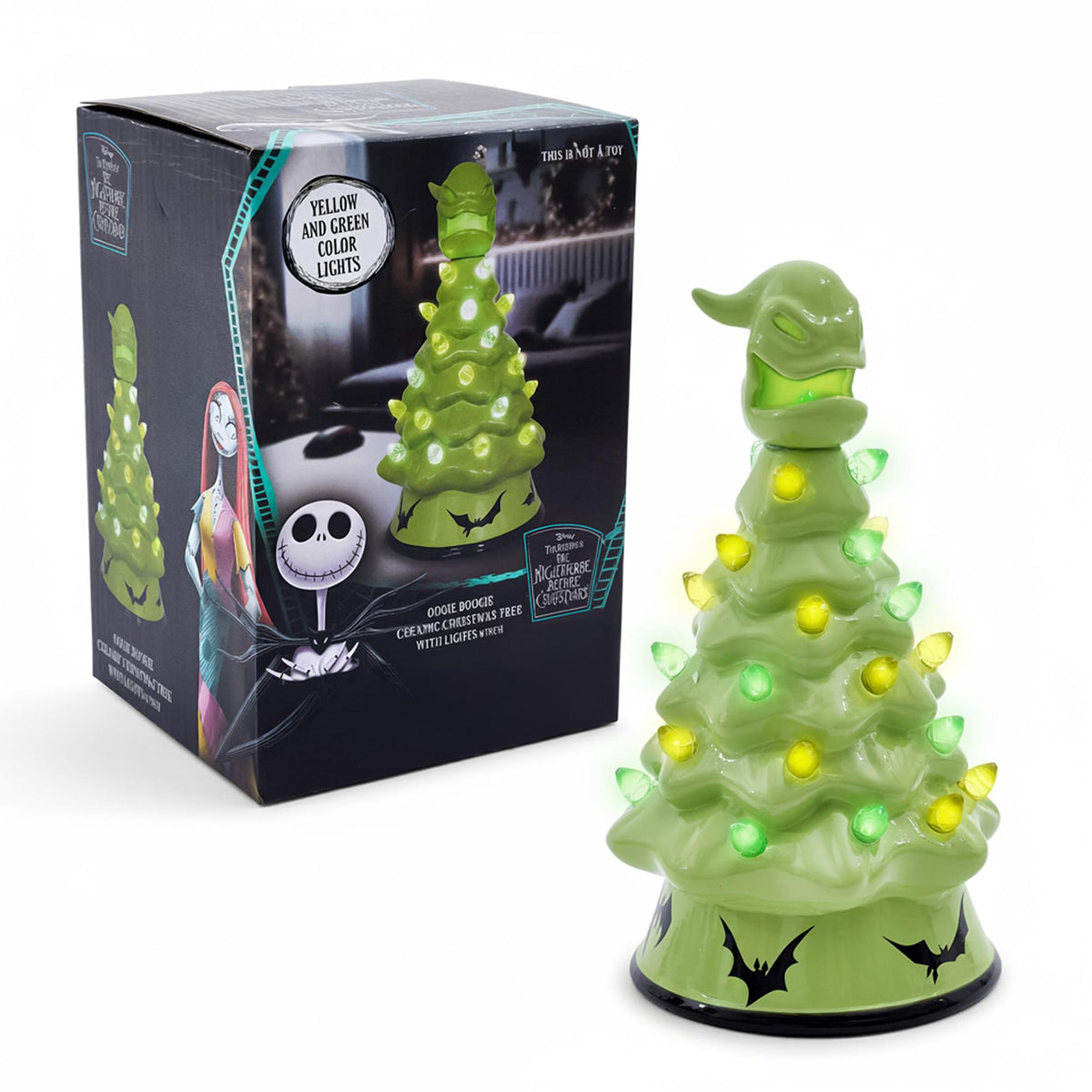 Disney The Nightmare Before Christmas Oogie Light-Up Ceramic Christmas Tree