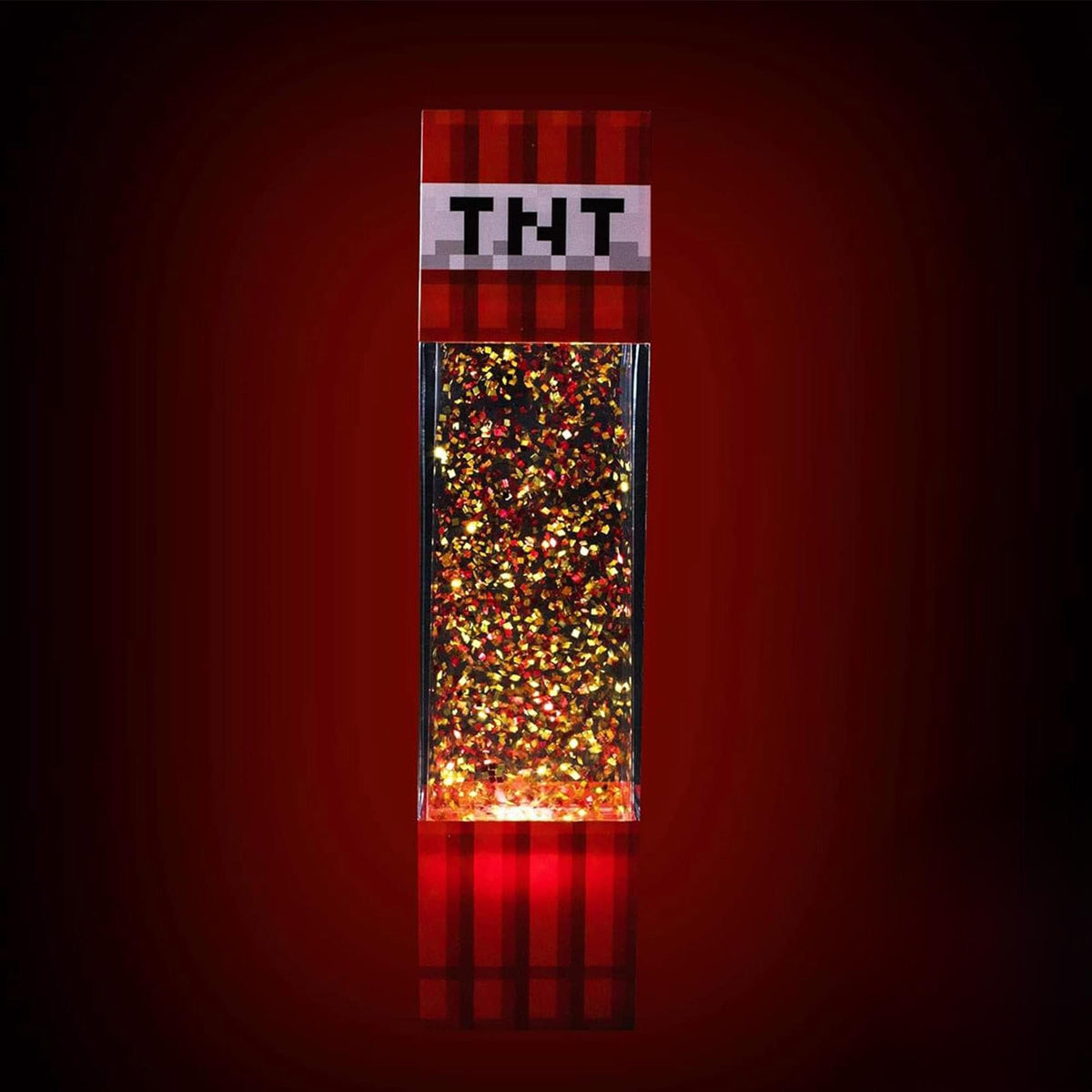 Minecraft 2-Piece TNT Décor Bundle | Glitter Lamp & String Lights