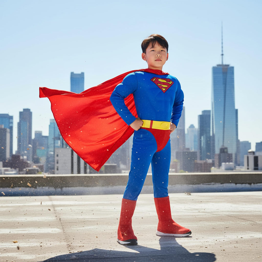 DC Superman With Cape Child Costume