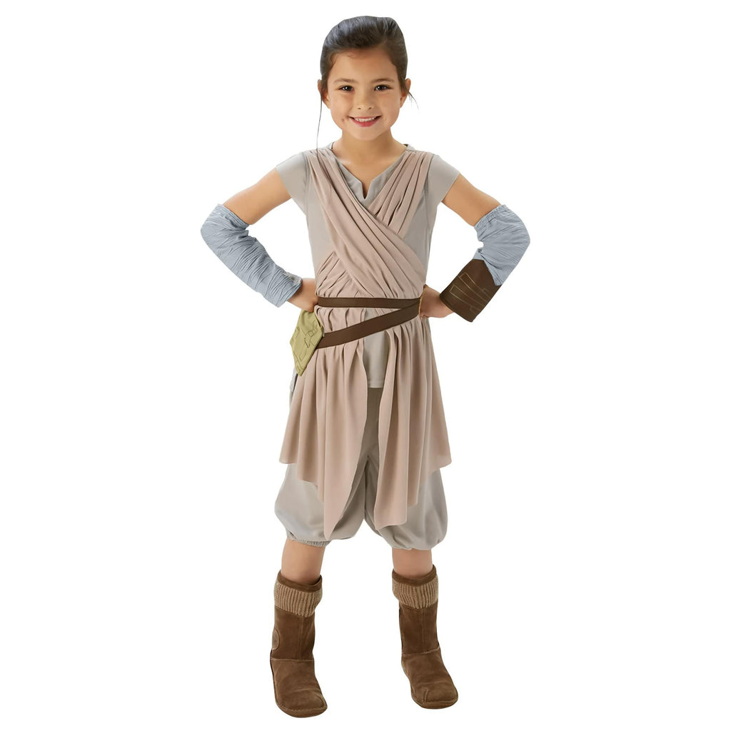 Star Wars The Force Awakens Rey Deluxe Child Costume