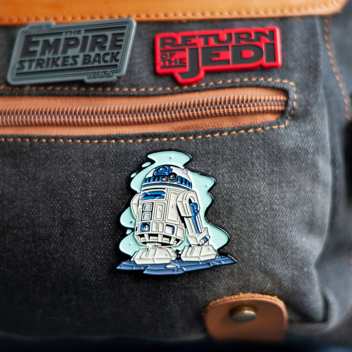 OFFICIAL Star Wars Princess R2-D2 Pin| Exclusive Art Design By Derek Laufman
