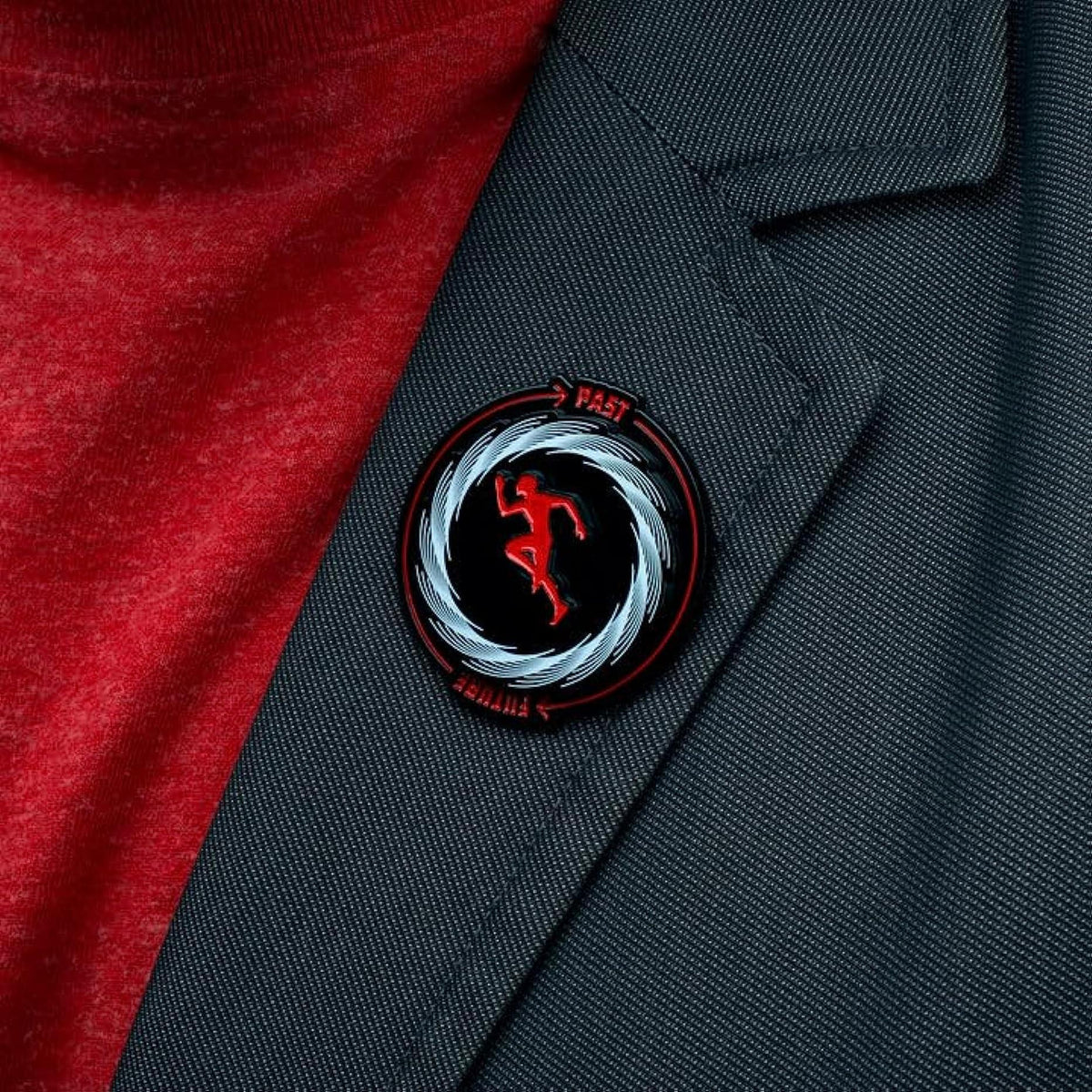DC Comics The Flash Spinning Enamel Collector Pin