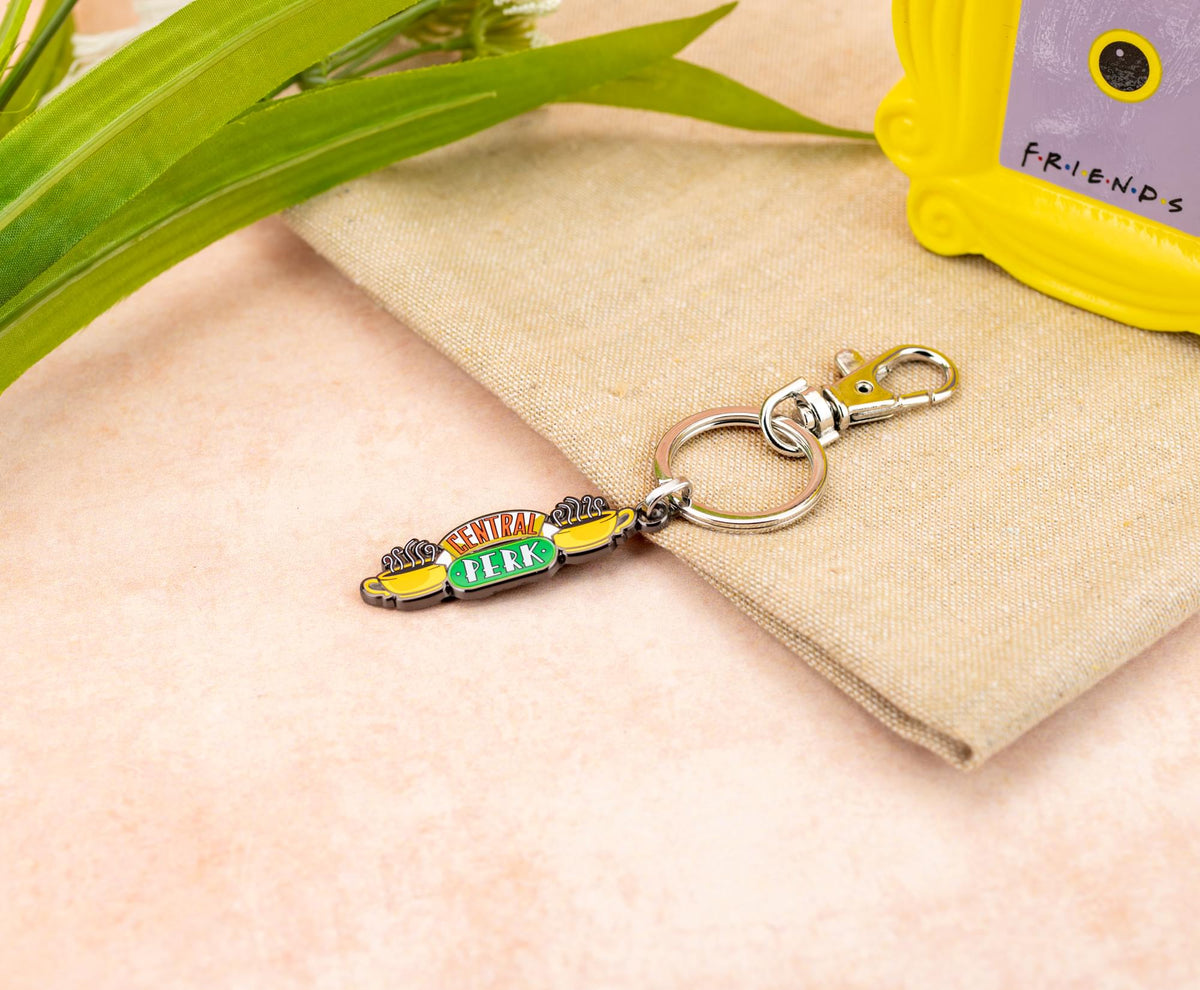 Friends Central Perk Logo Enamel Keychain