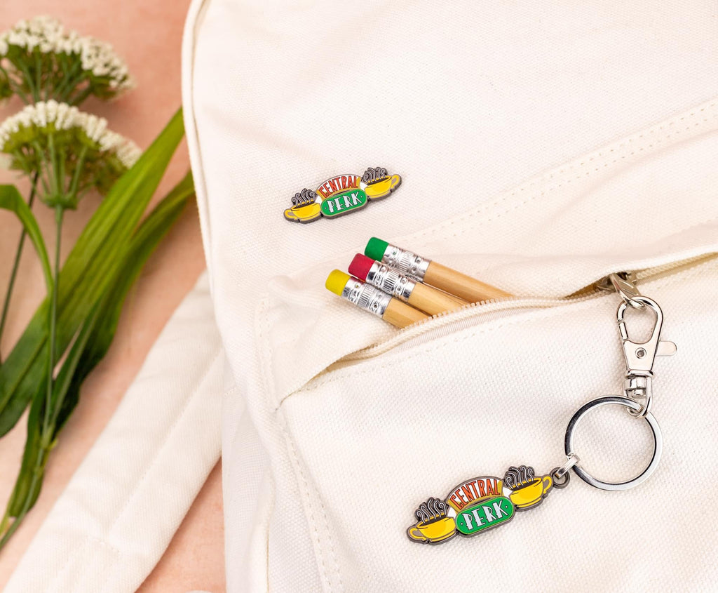 Friends Central Perk Logo Enamel Keychain