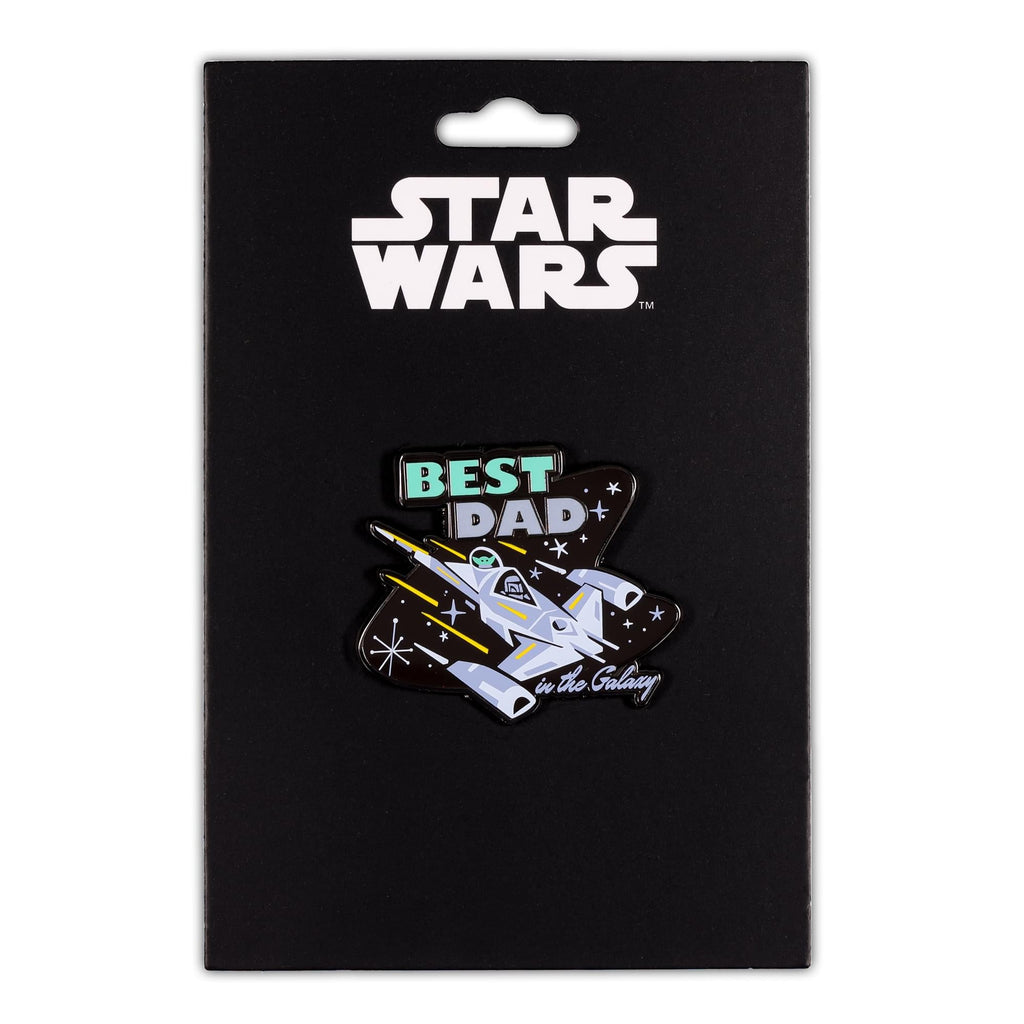 Star Wars: The Mandalorian "Best Dad In The Galaxy" Father's Day Enamel Pin