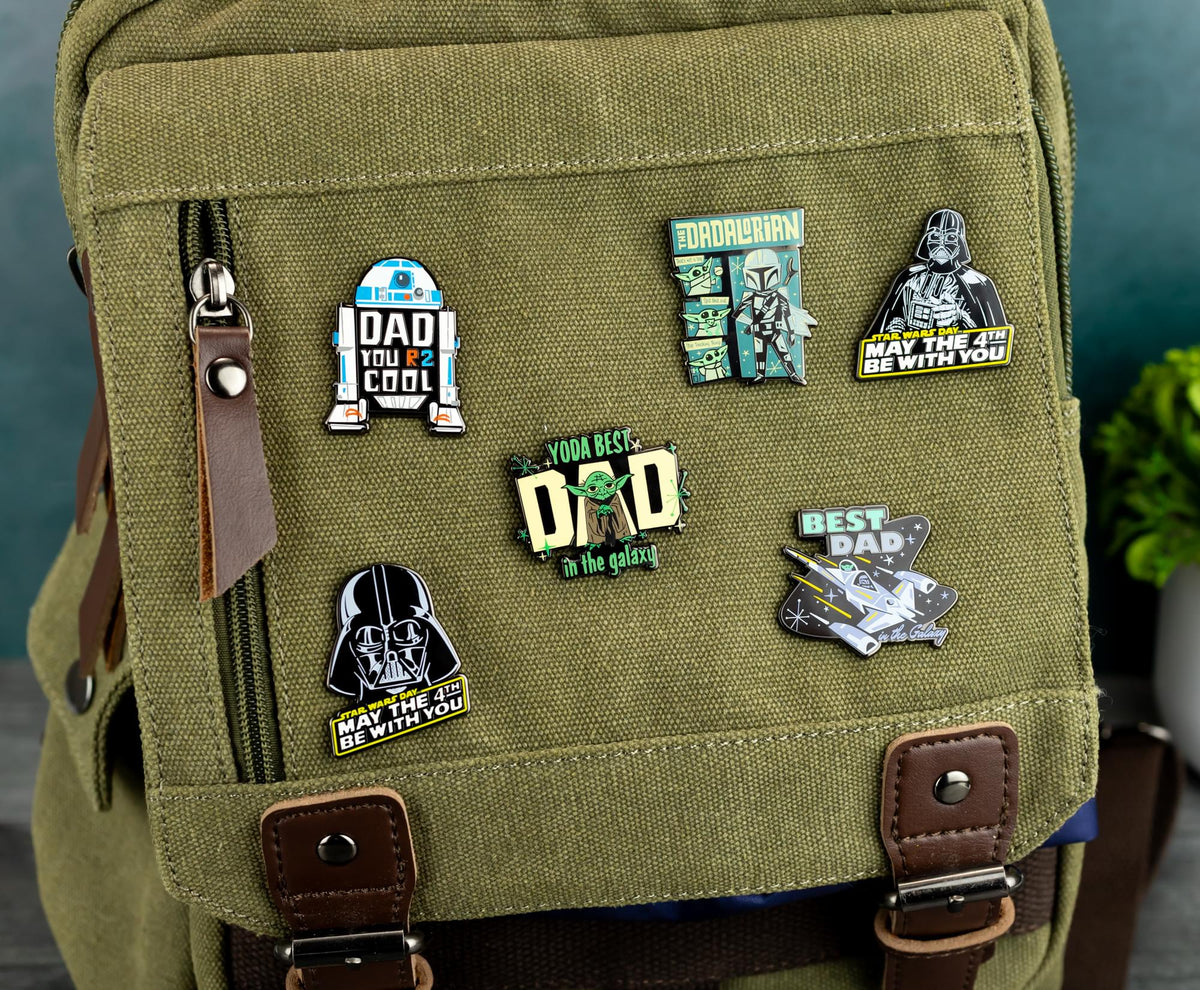 Star Wars: The Mandalorian "Best Dad In The Galaxy" Father's Day Enamel Pin