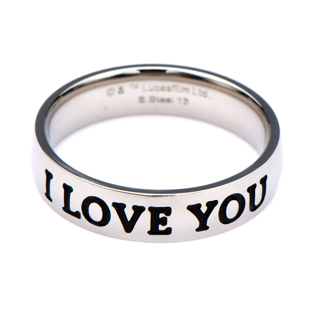 Star Wars I Love You/ I Know Stainless Steel Ring