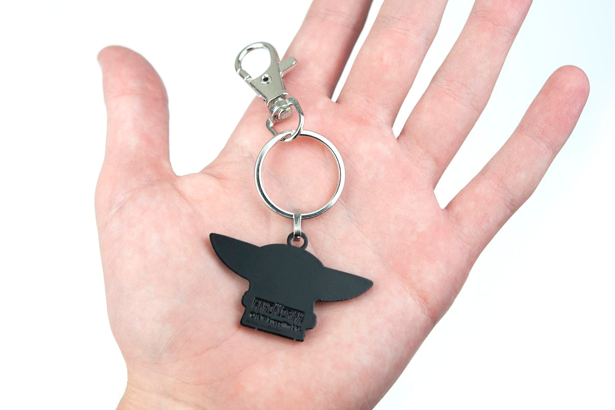 Star Wars: The Mandalorian, The Child "Baby Yoda" Happy Enamel Keychain