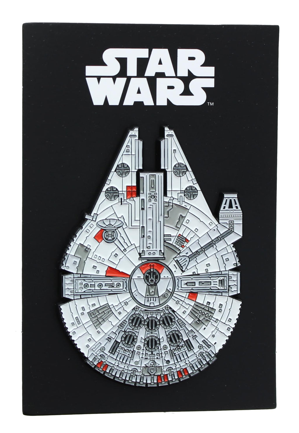 Star Wars Millennium Falcon Large Enamel Pin 3 X 2.25 inches