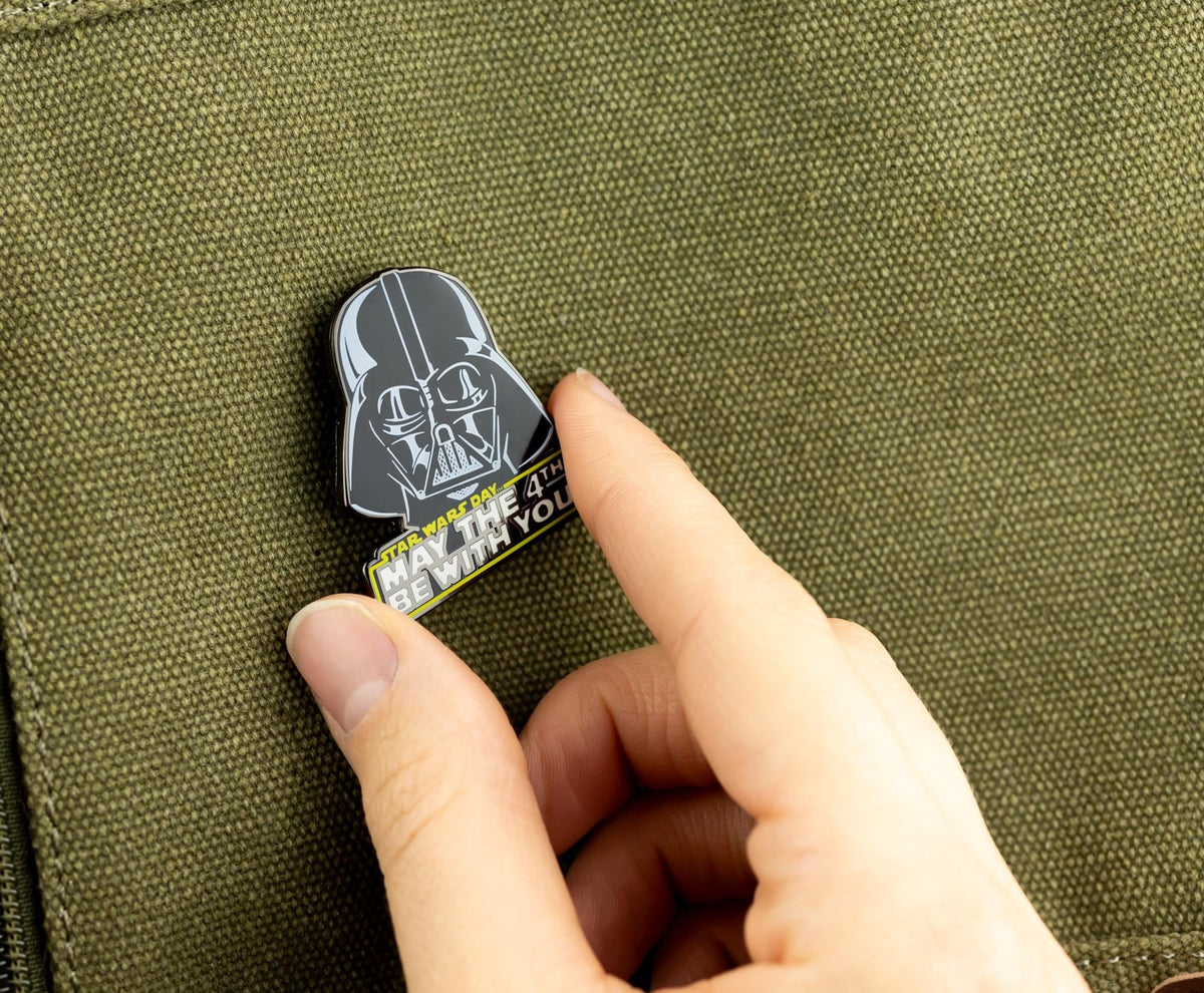Star Wars May The 4th Darth Vader Helmet Enamel Pin