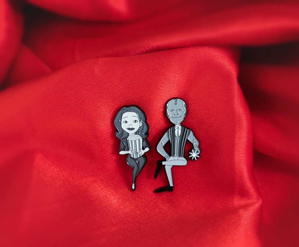 Marvel Studios WandaVision Collectible Enamel Pins | Set of 2 | Toynk Exclusive