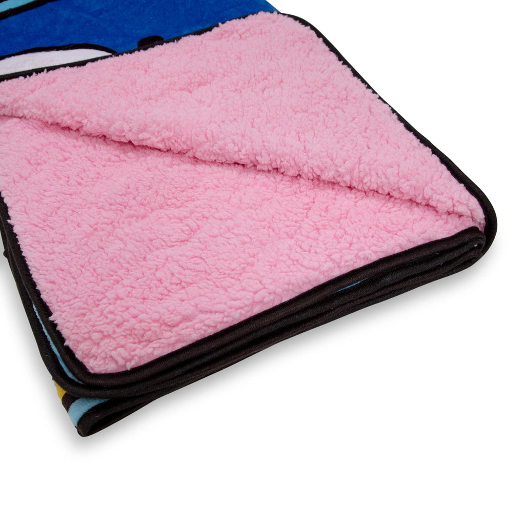 Sanrio Hello Kitty And Friends Oversized Sherpa Fleece Throw Blanket | 54 x 72 Inches