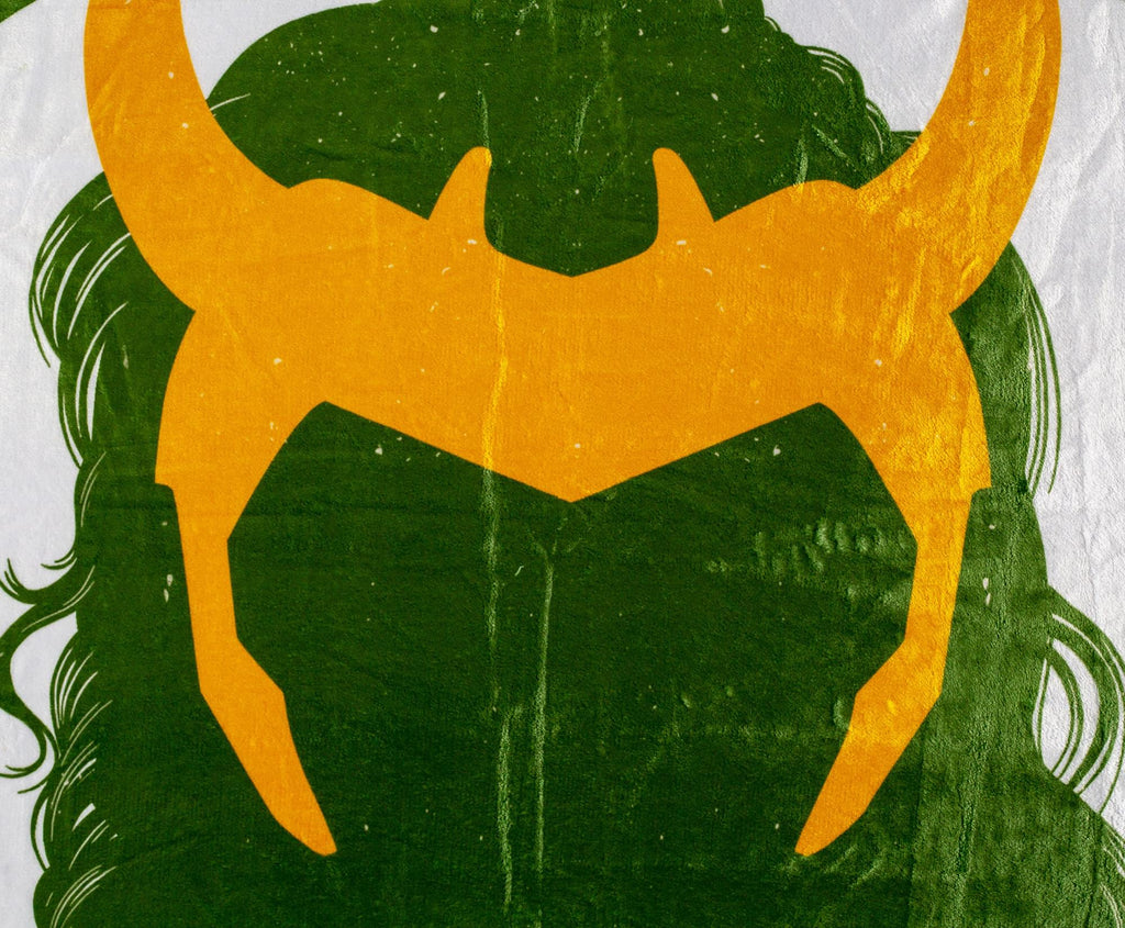 Marvel Studios Loki "Believe" Fleece Throw Blanket | 45 x 60 Inches
