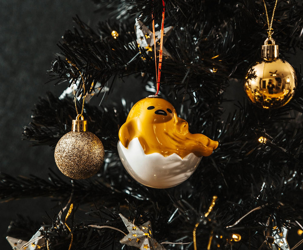 Sanrio Gudetama 4-Inch Shatterproof Decoupage Ornament