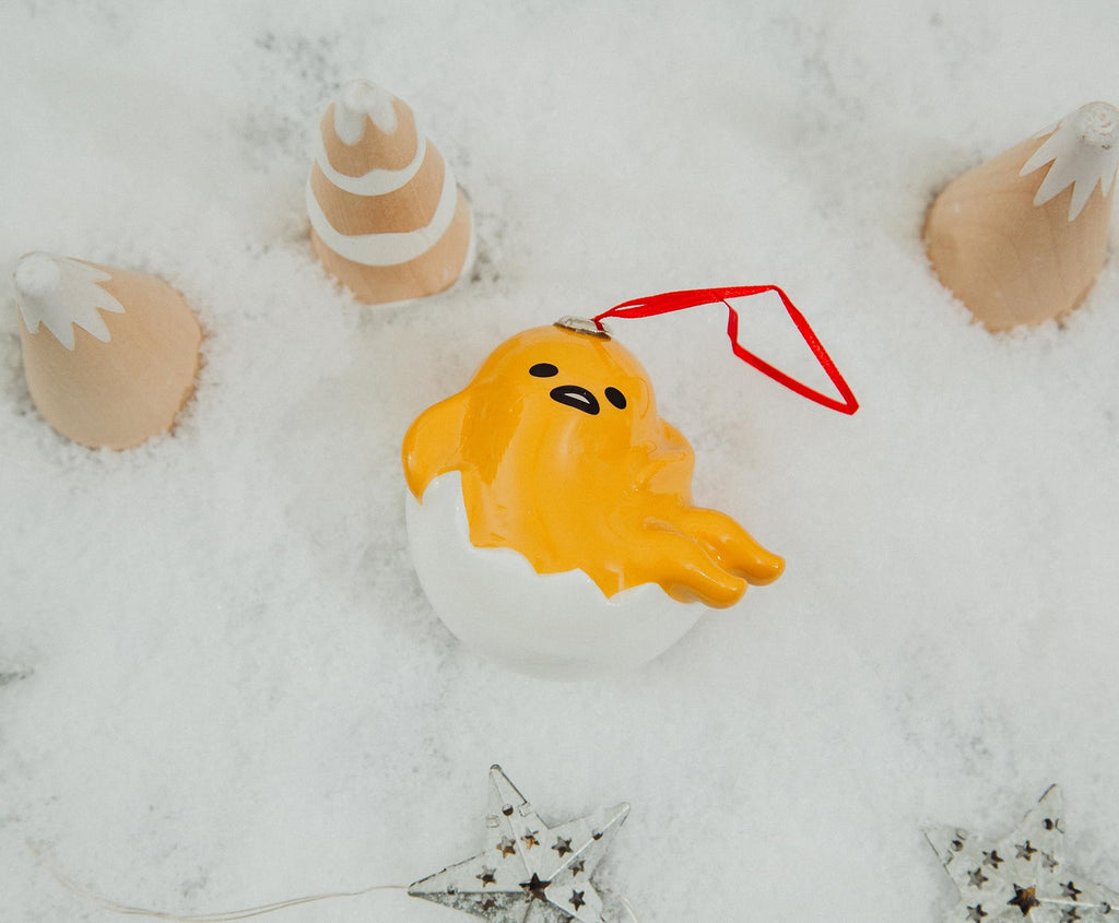 Sanrio Gudetama 4-Inch Shatterproof Decoupage Ornament