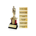 The Office Dundie Award Replica With 6 Interchangeable Plates | 8 Inches Tall