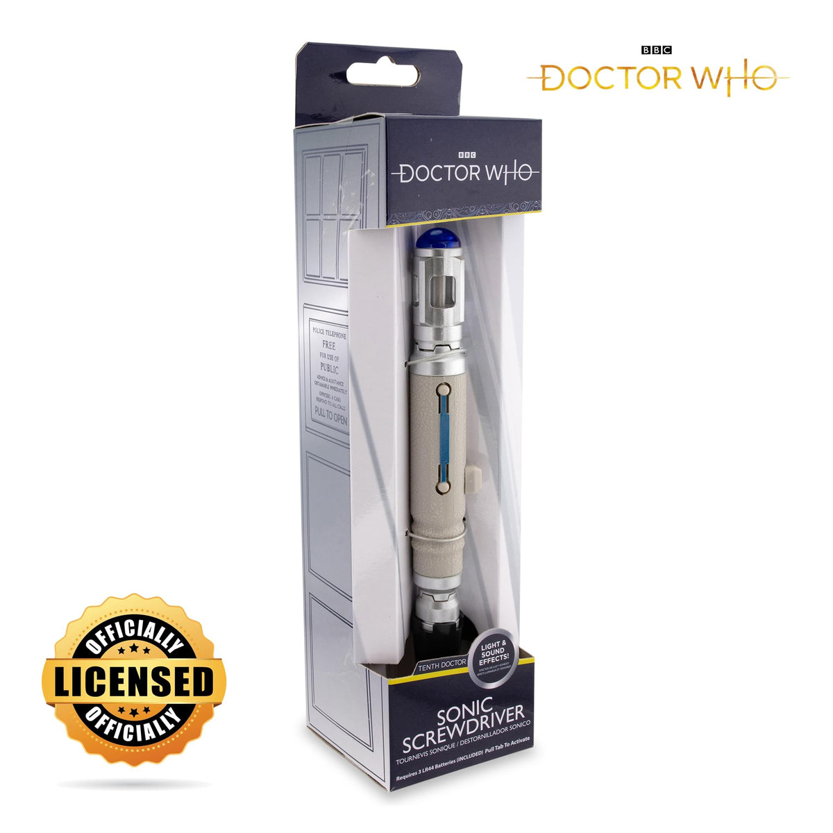 Doctor Who 10th Doctor Electronic Sonic Screwdriver Prop | Toynk Exclusive
