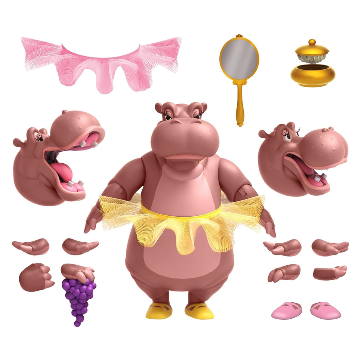 Disney Ultimates Fantasia Hyacinth Hippo 7-Inch Scale Action Figure
