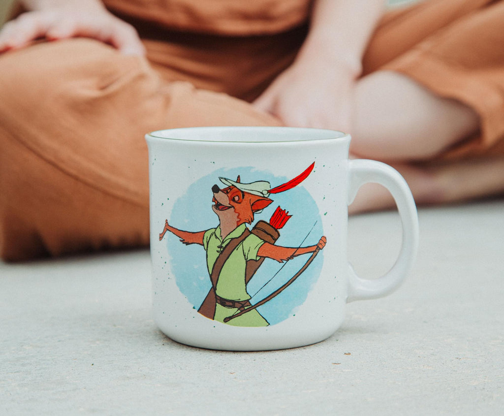 Disney Robin Hood Ceramic Camper Mug | Holds 20 Ounces