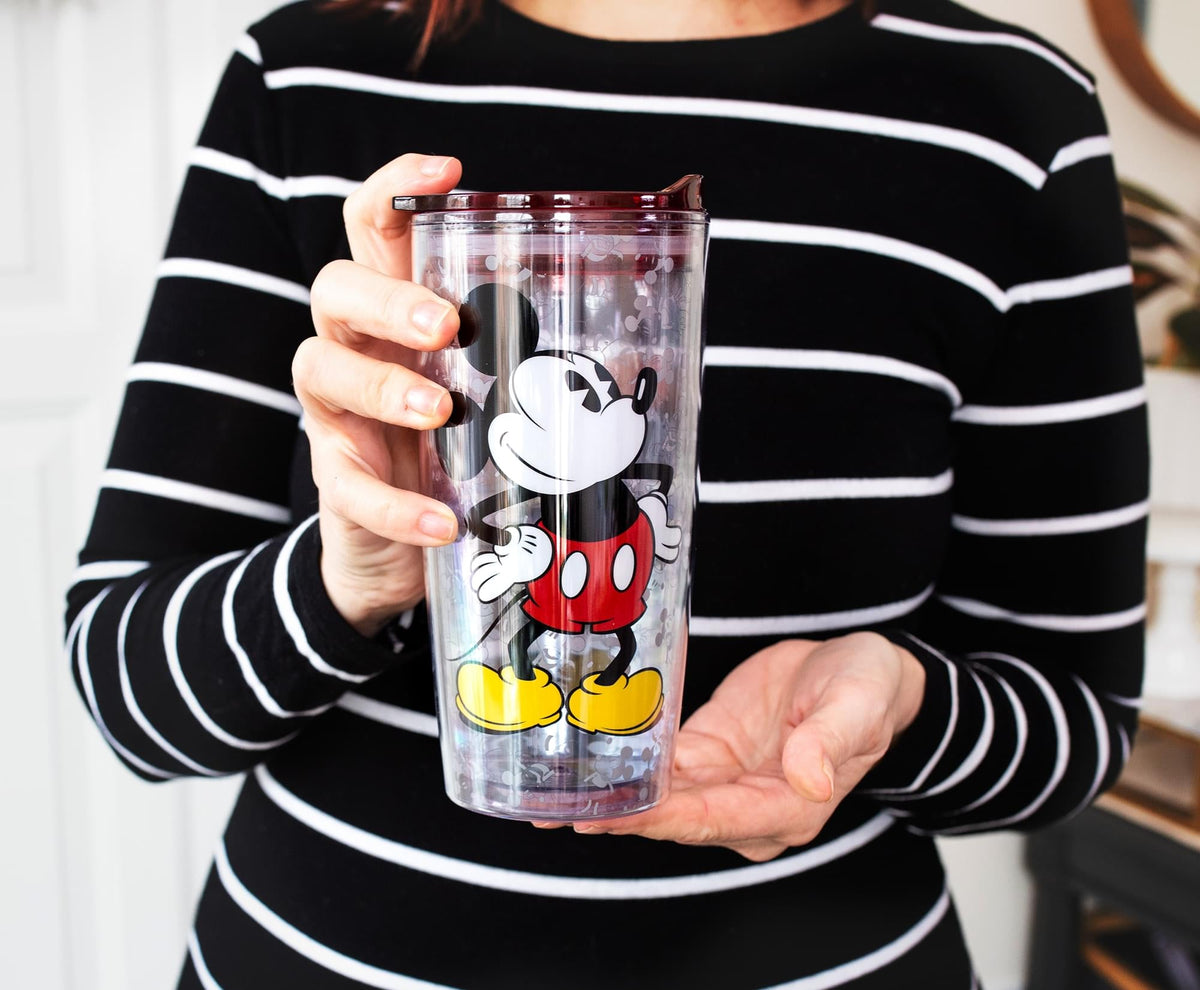 Disney Mickey Mouse "Since 1928" Double-Walled Travel Tumbler | Holds 20 Ounces