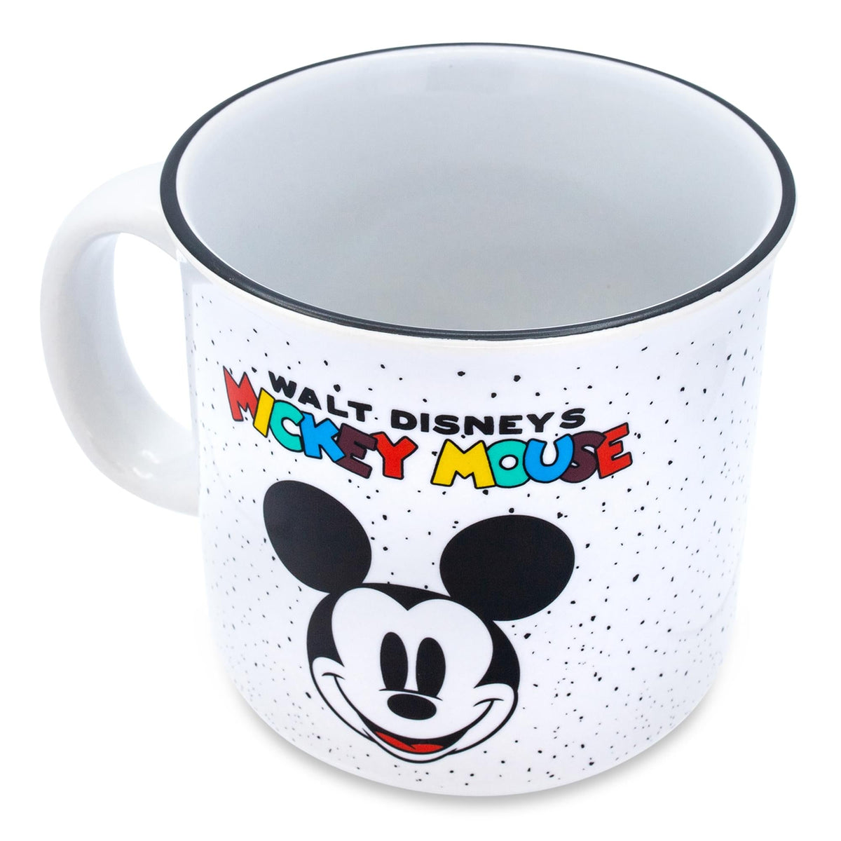 Disney Mickey Mouse Rainbow Ceramic Camper Mug | Holds 20 Ounces