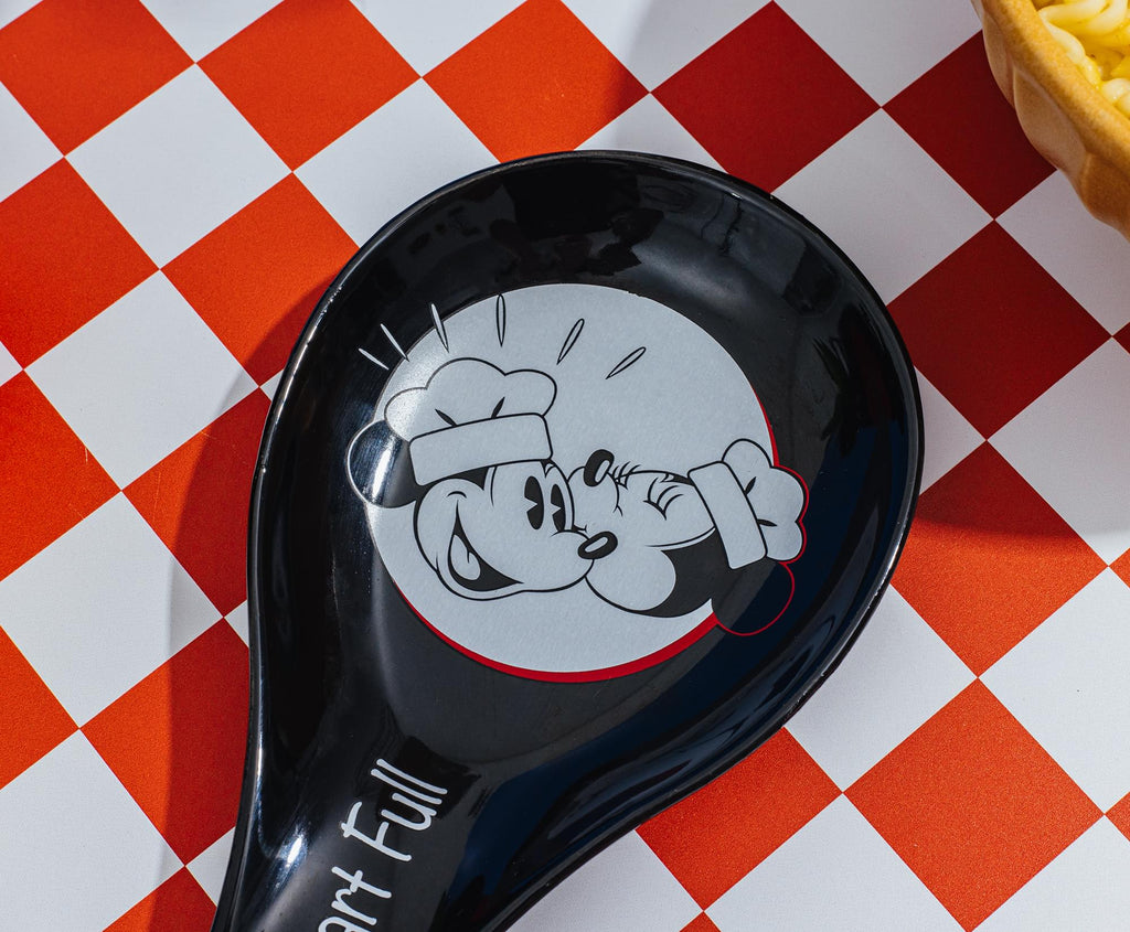 Disney Mickey and Minnie Mouse Ceramic Spoon Rest