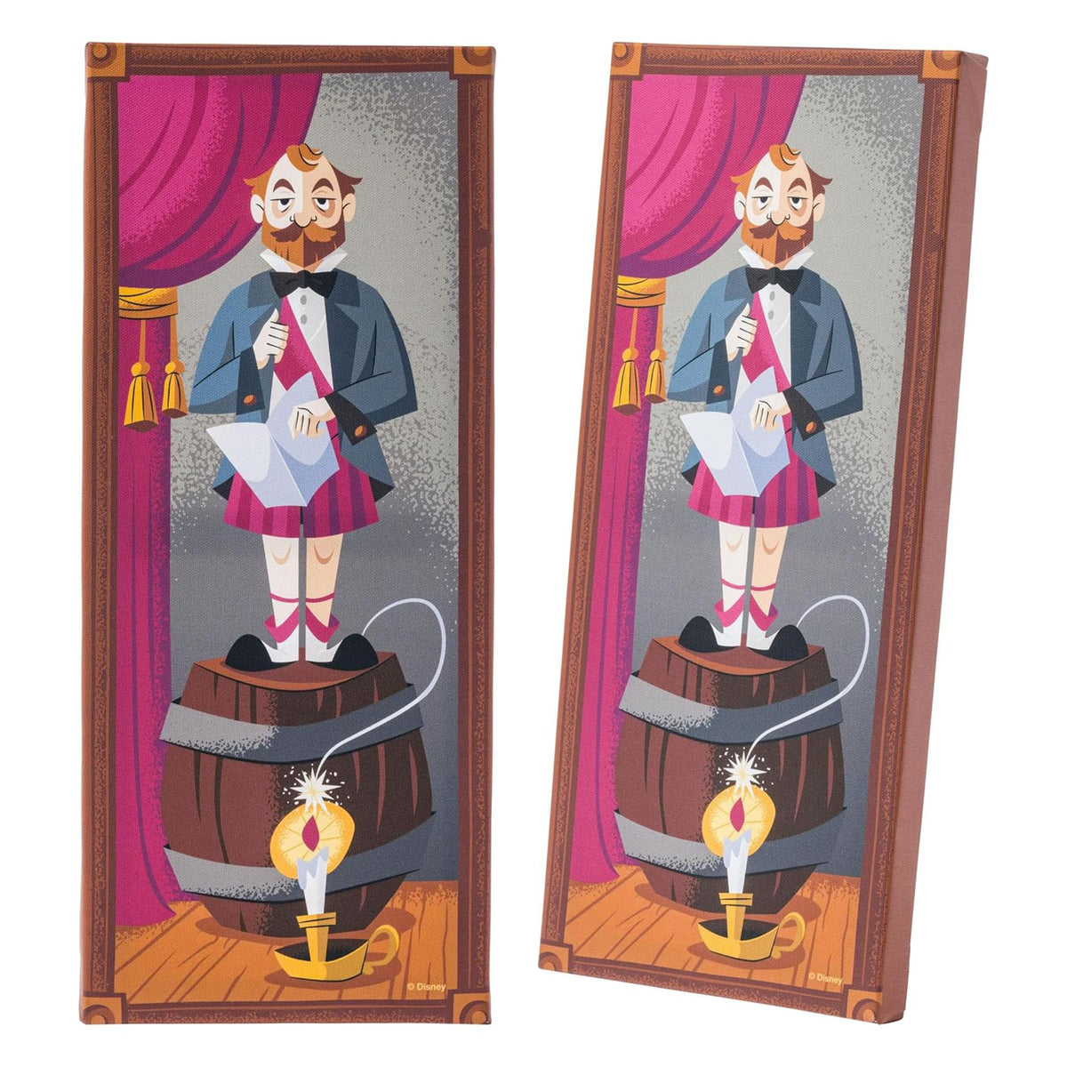 Disney Haunted Mansion 4-Piece 12 x 5 Inch Canvas Wall Art Set