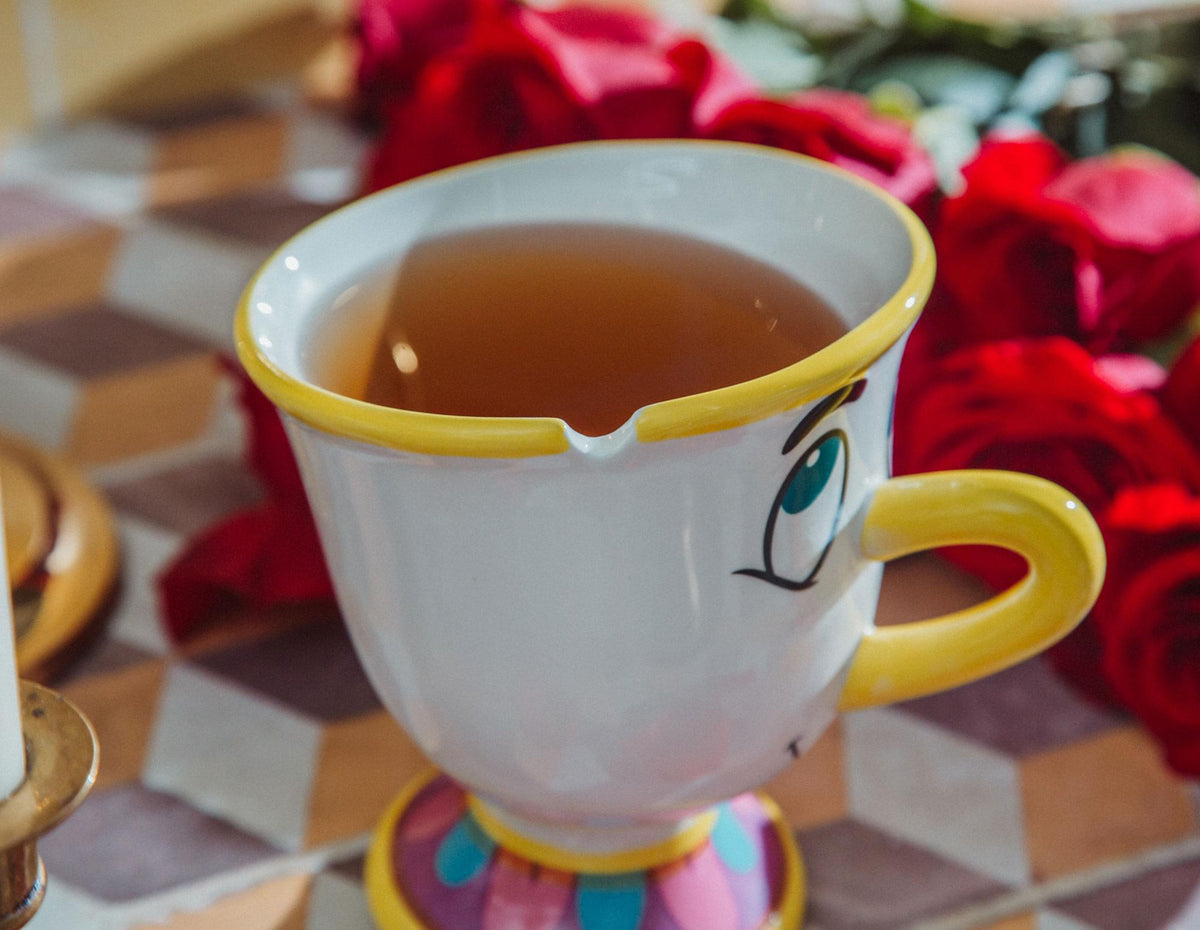 Disney Beauty and the Beast Chip 3D Sculpted Ceramic Mug | Holds 18 Ounces