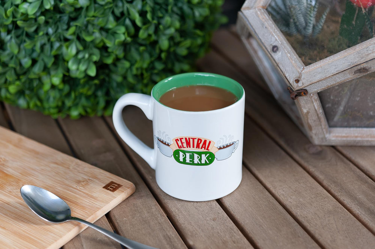 Friends Central Perk Ceramic Coffee Mug | Friends Coffee Shop | Holds 14 Ounces
