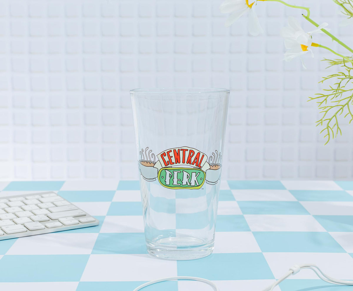 Friends Central Perk Logo Pint Glass | Holds 16 Ounces