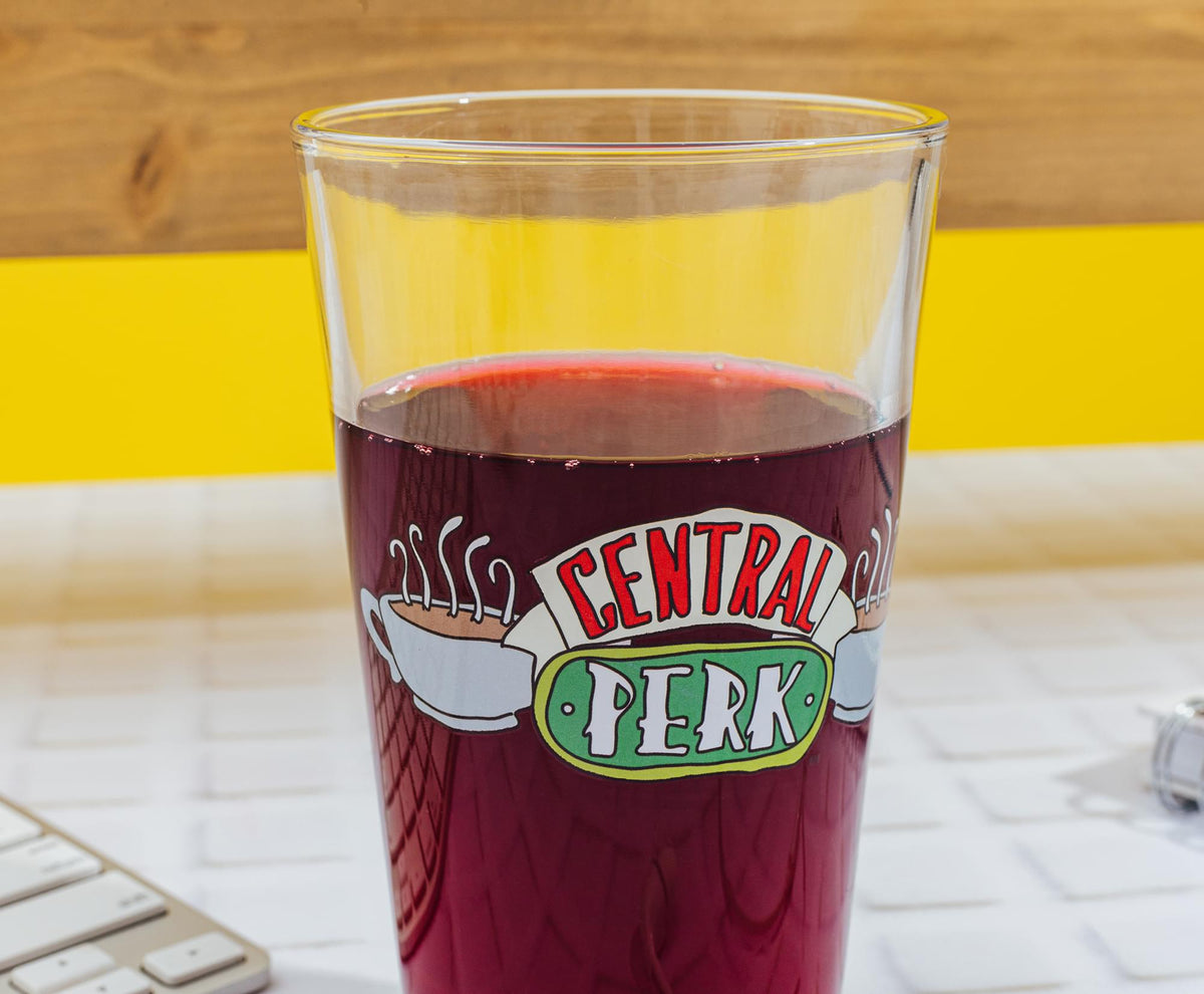 Friends Central Perk Logo Pint Glass | Holds 16 Ounces