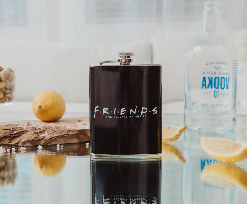 Friends Logo Stainless Steel Flask | Holds 7 Ounces