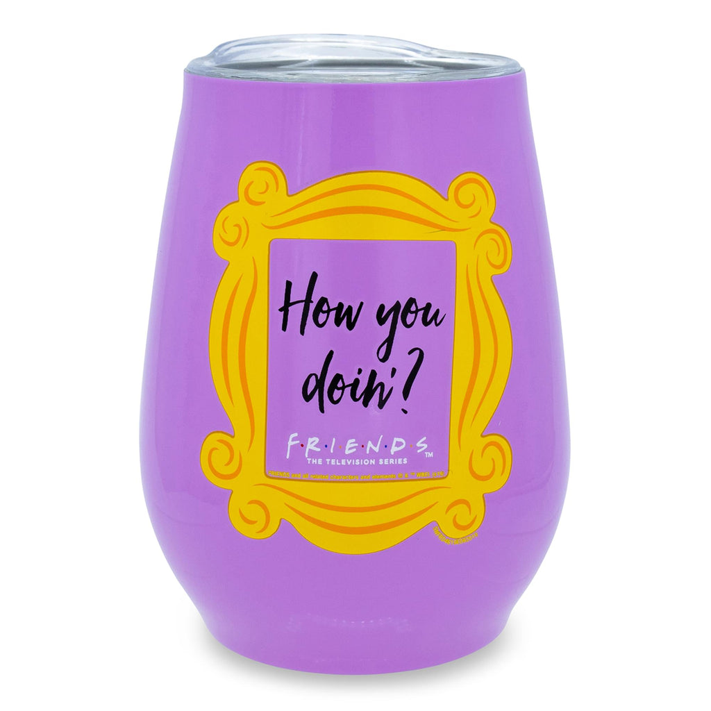 Friends "How You Doin?" Double-Walled Stainless Steel Tumbler | Holds 10 Ounces