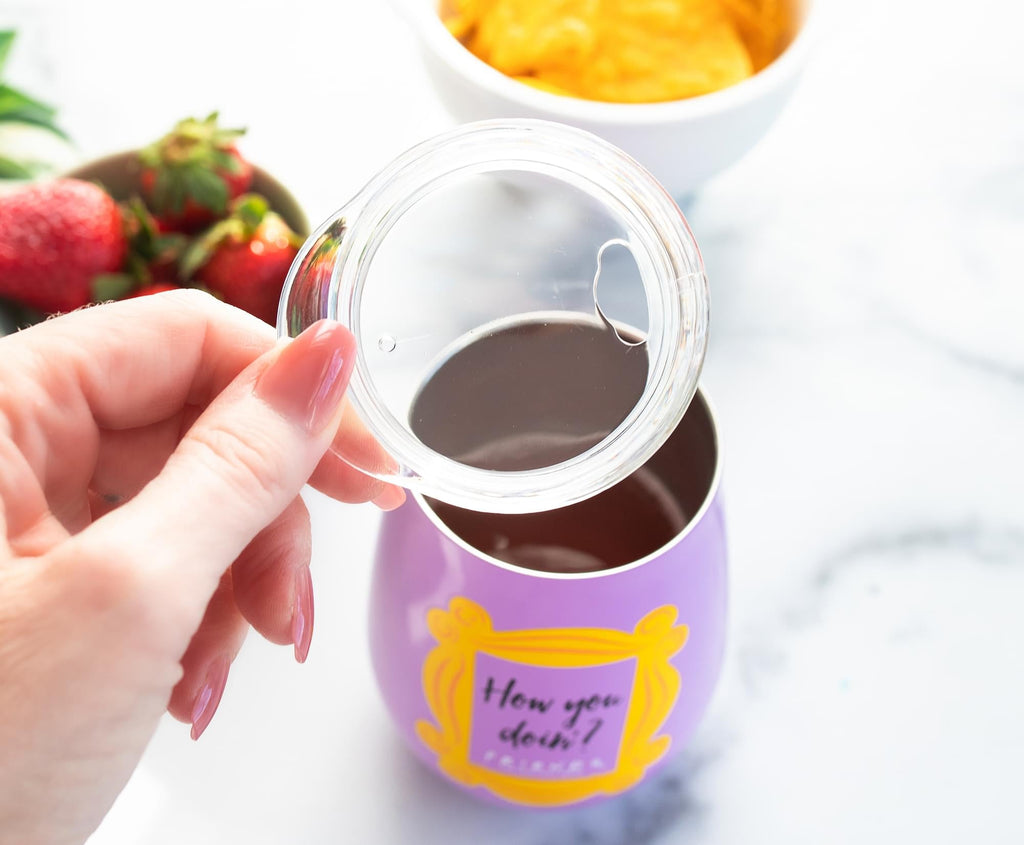 Friends "How You Doin?" Double-Walled Stainless Steel Tumbler | Holds 10 Ounces