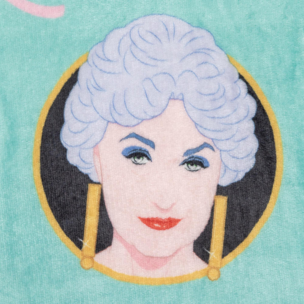 The Golden Girls Character Faces Fleece Throw Blanket | 45 x 60 Inches