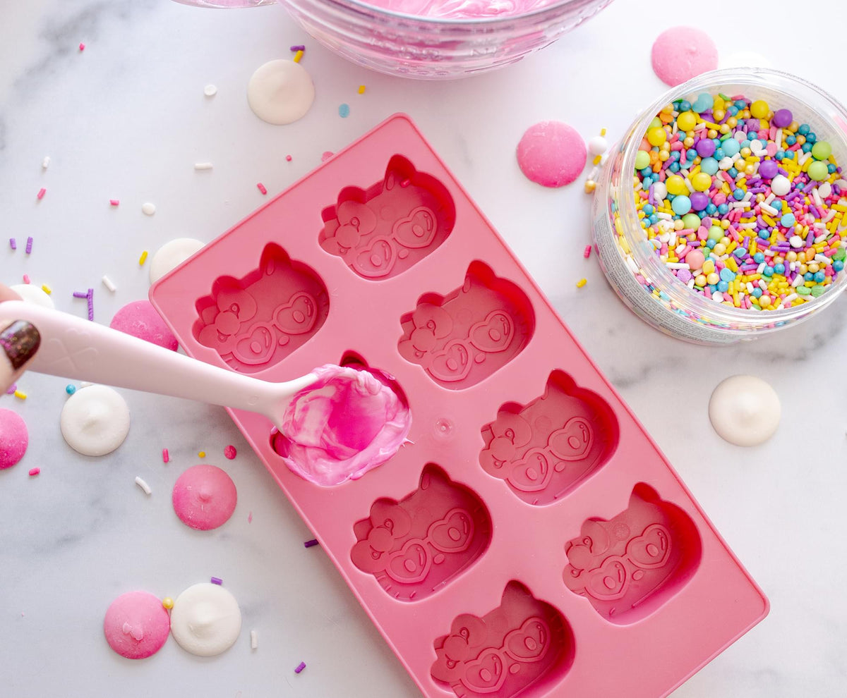Sanrio Hello Kitty Hearts Silicone Ice Cube Tray | Makes 8 Cubes