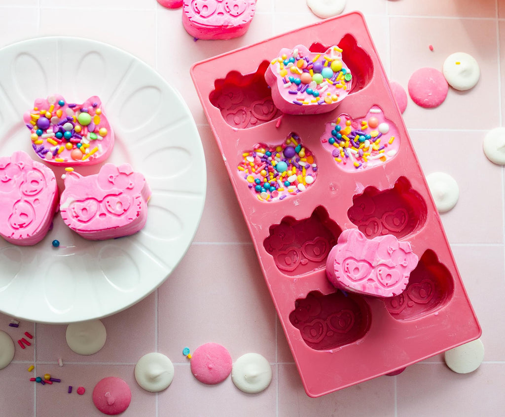 Sanrio Hello Kitty Hearts Silicone Ice Cube Tray | Makes 8 Cubes
