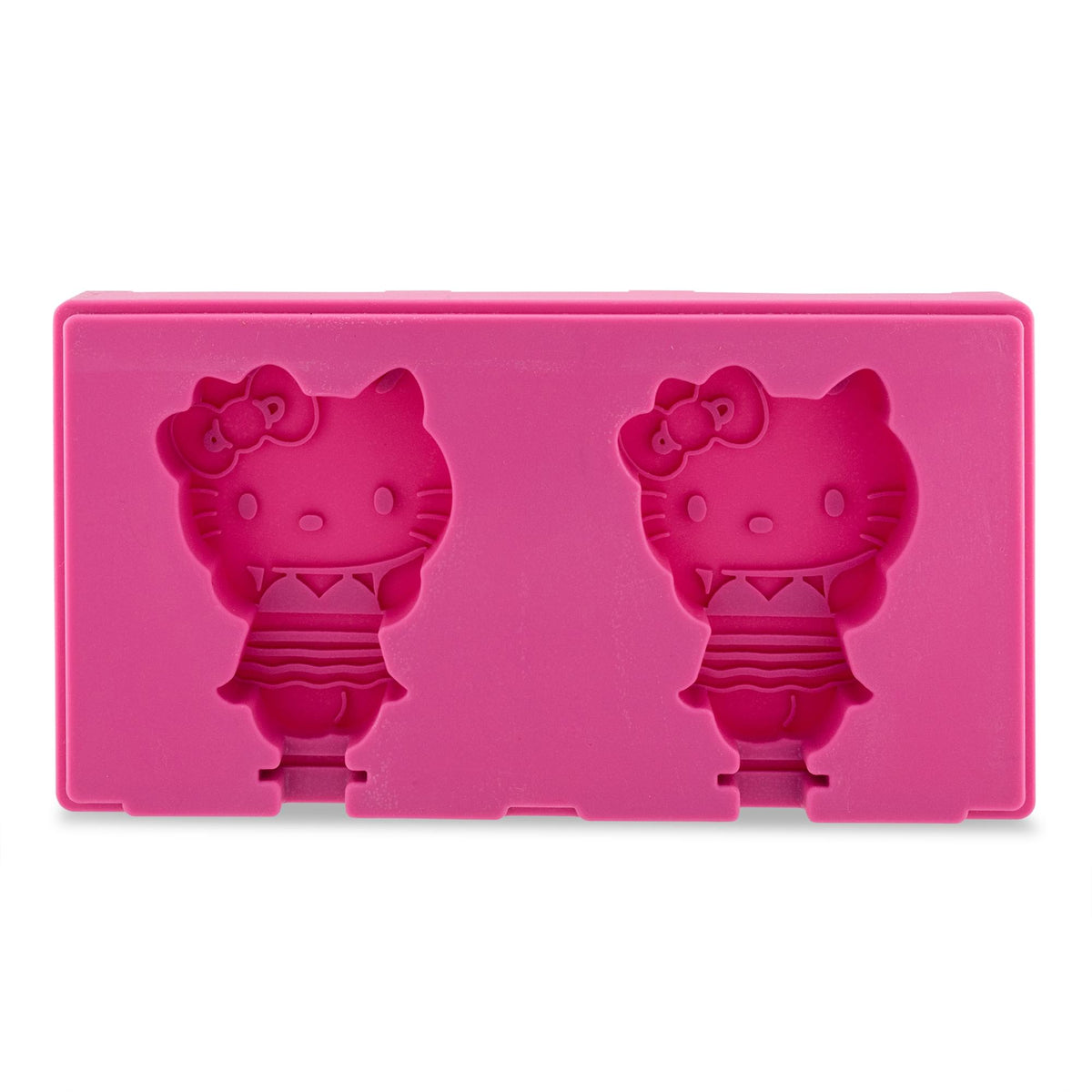 Sanrio Hello Kitty Silicone Popsicle Mold Shapes With Plastic Sticks