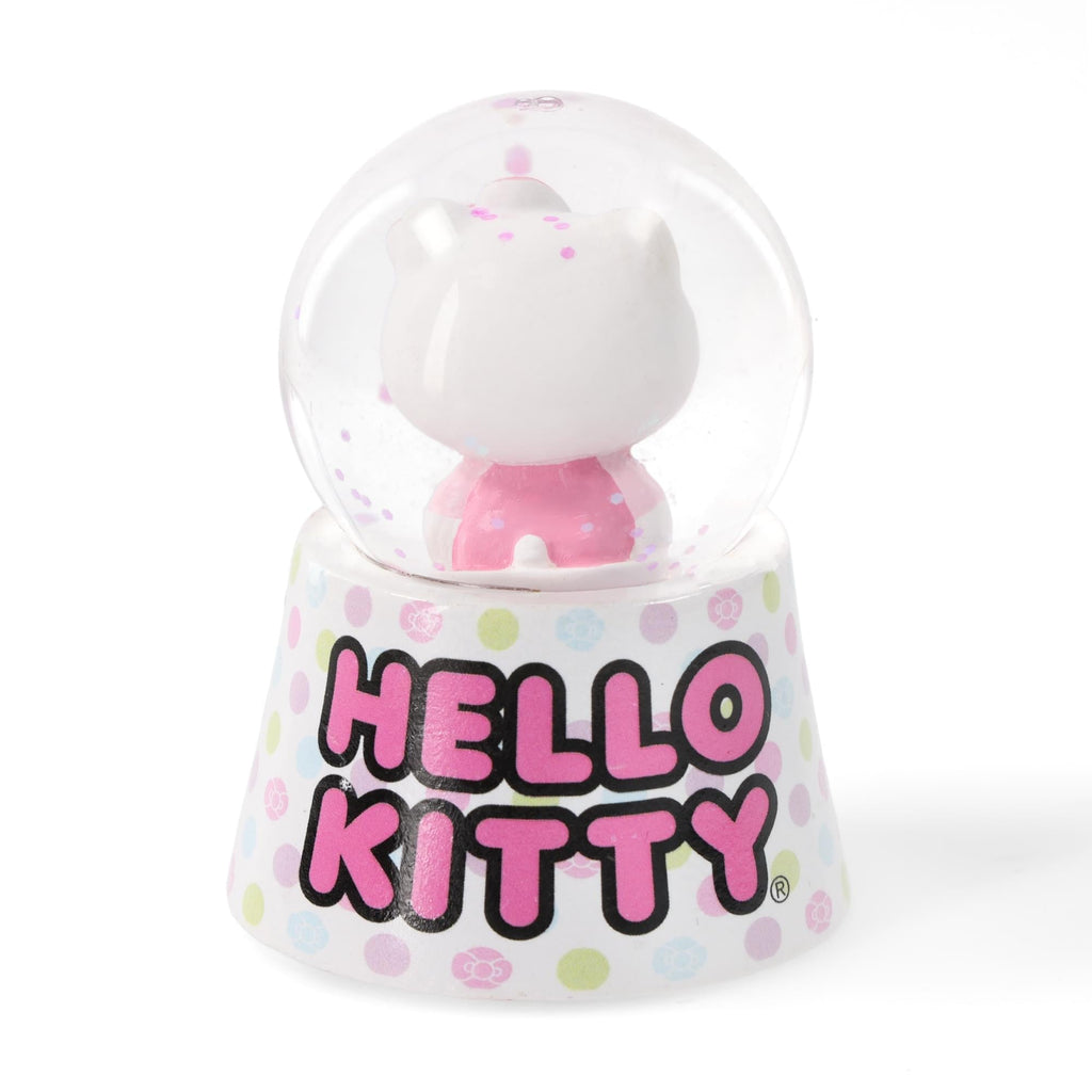 Sanrio Hello Kitty Polka Dots Mini Light-Up Snow Globe | 3 Inches Tall