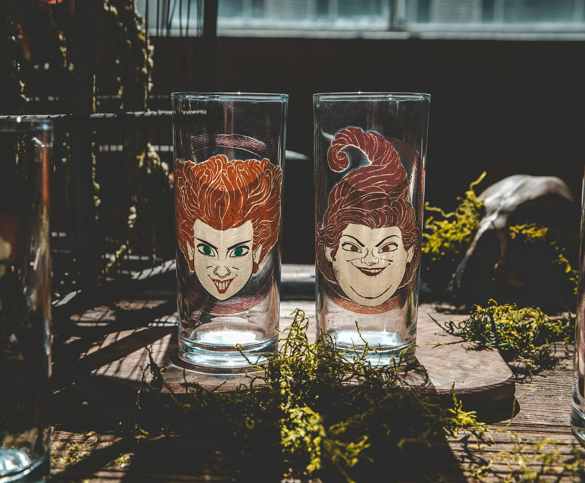 Disney Hocus Pocus Sanderson Sisters 10-Ounce Tumbler Glasses | Set of 4