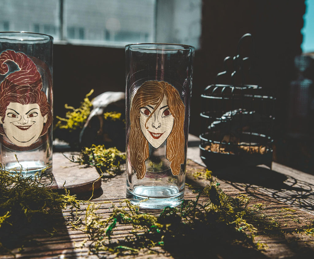 Disney Hocus Pocus Sanderson Sisters 10-Ounce Tumbler Glasses | Set of 4
