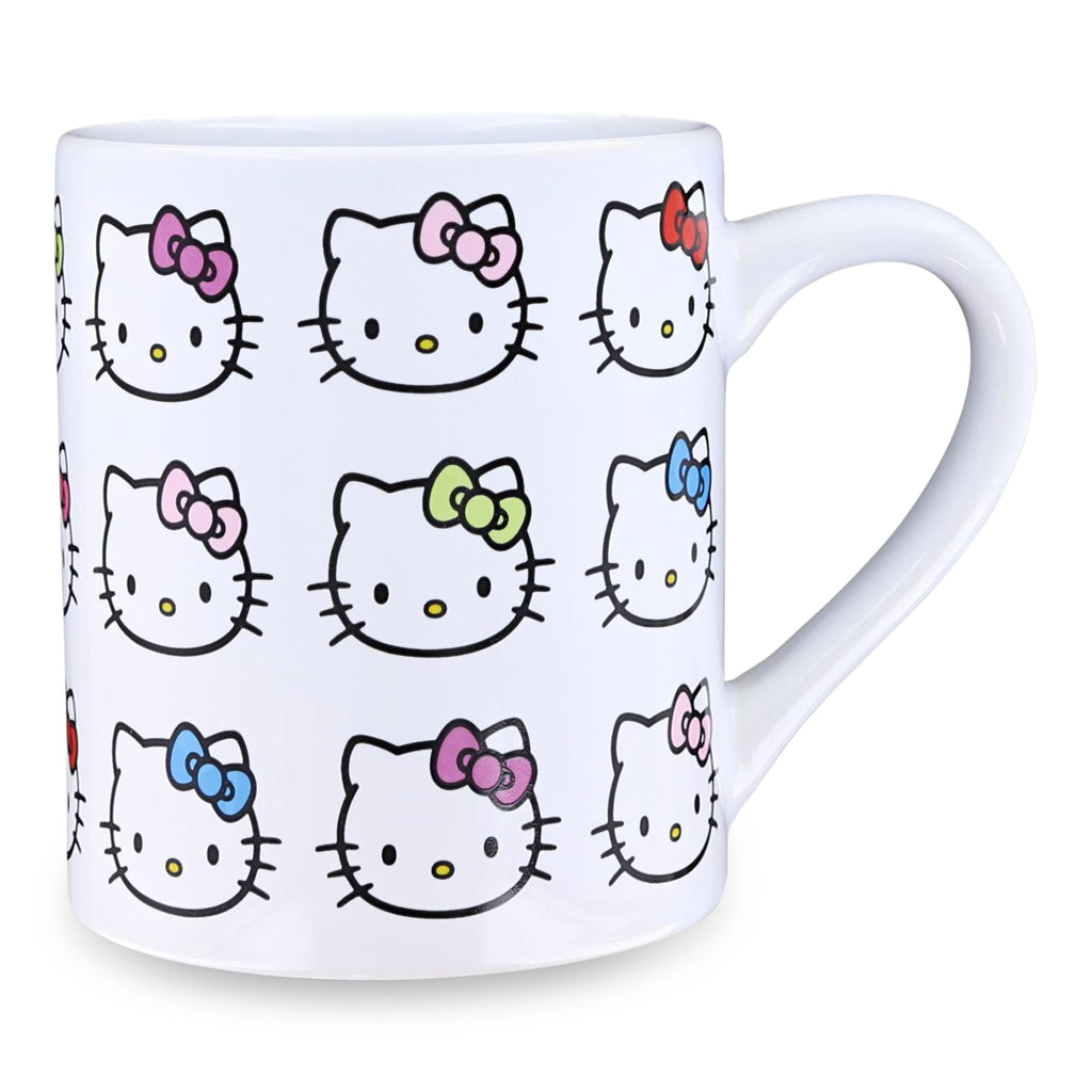 Hello Kitty Faces and Bows 14oz Ceramic Mug