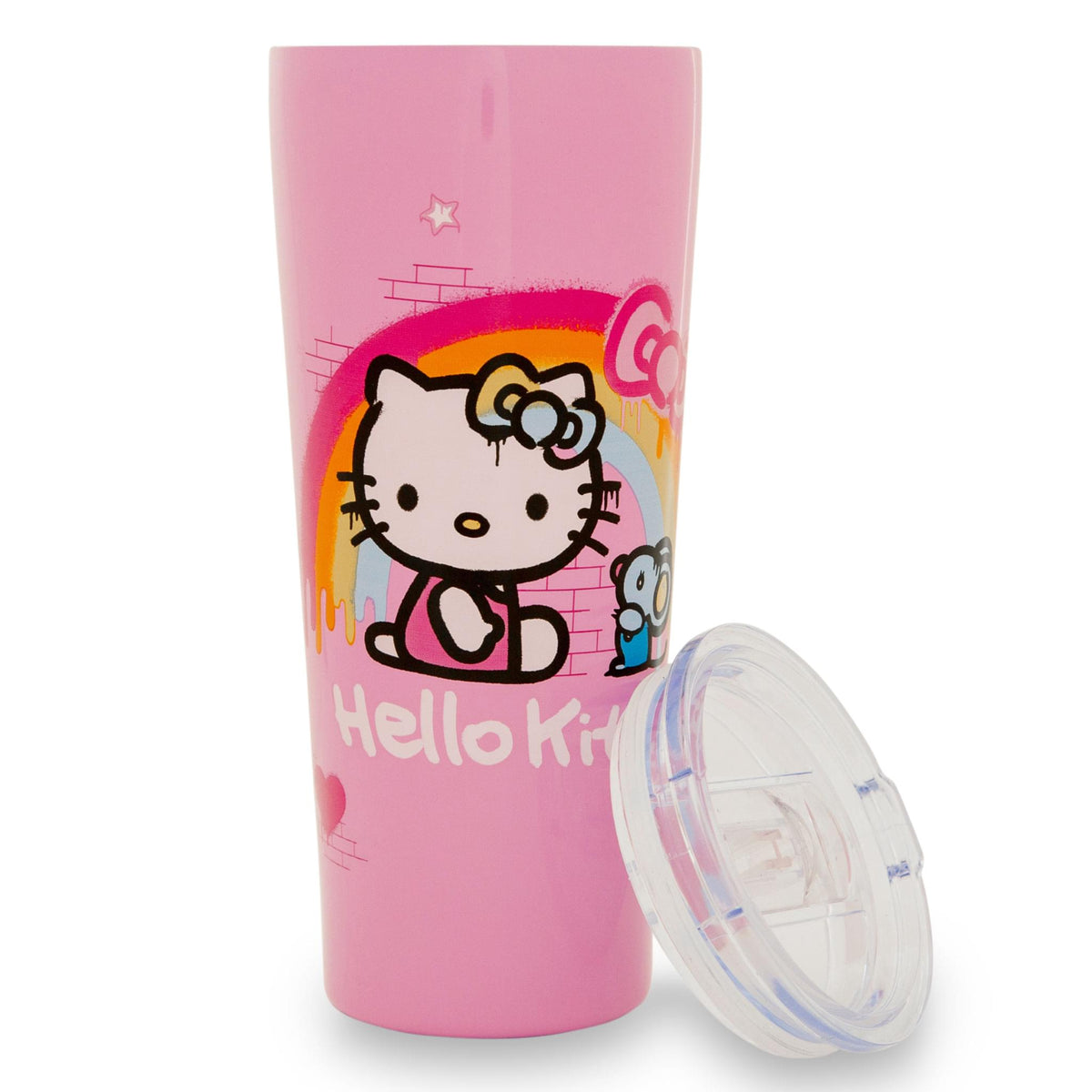 Sanrio Hello Kitty Graffiti Rainbow Stainless Steel Tumbler | Holds 22 Ounces