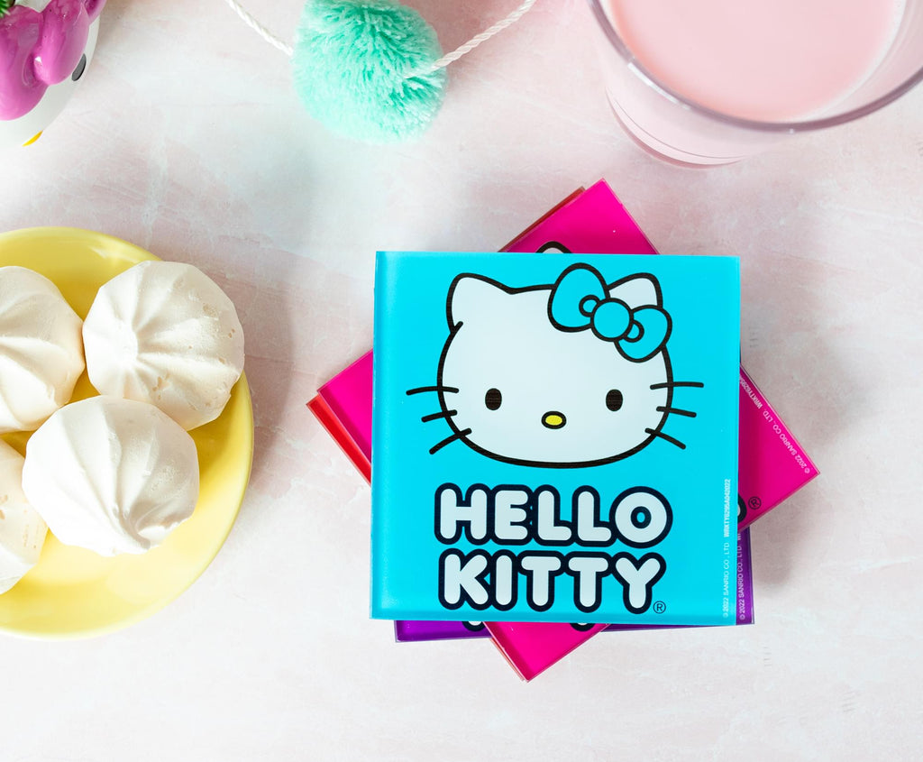 Sanrio Hello Kitty Colors Glass Coasters | Set of 4