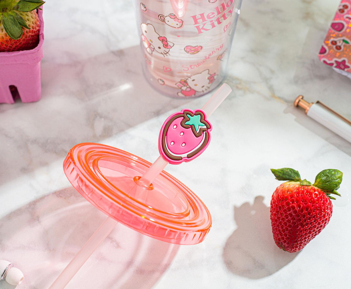 Sanrio Hello Kitty Strawberry Sweets Carnival Cup With Lid | Holds 24 Ounces