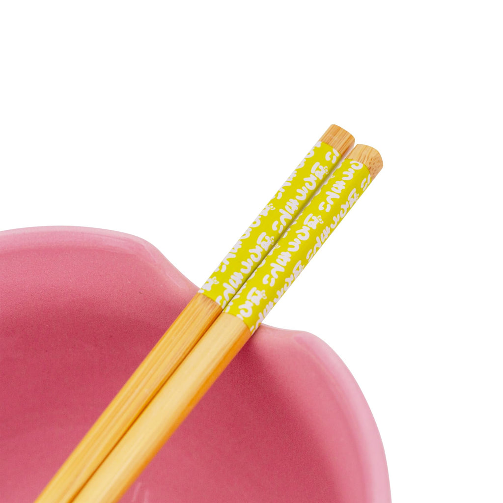 Sanrio Hello Kitty "Kawaii Tokyo" 20-Ounce Ramen Bowl and Chopstick Set